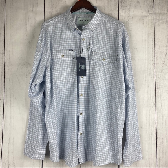 Nwt Poncho Outdoors Fishing Shirt 